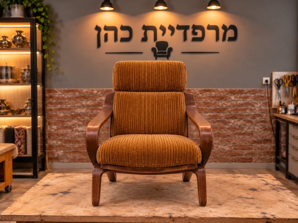 כורסה בסגנון עתיק — אחרי